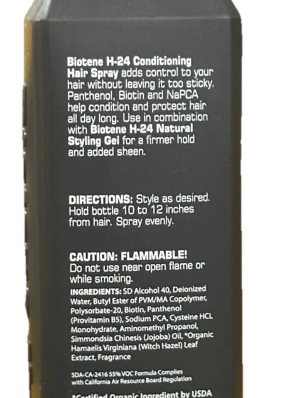 Biotene H-24 thicken  &Conditioning Hair Spray x 3 Unisex spray